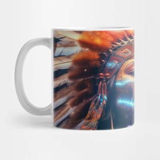 Native Indian Warrior Spirit Fantastic Cosmic Magical Mug